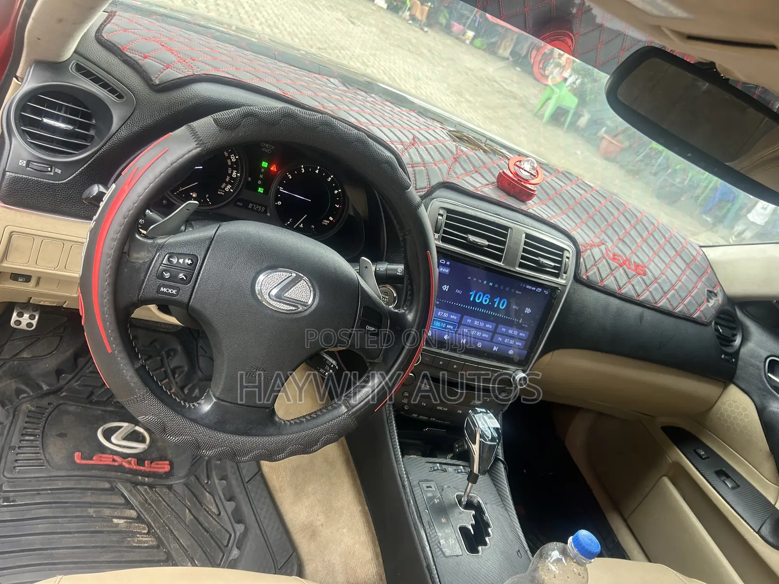 Lexus IS 250 AWD Automatic 2010 Red