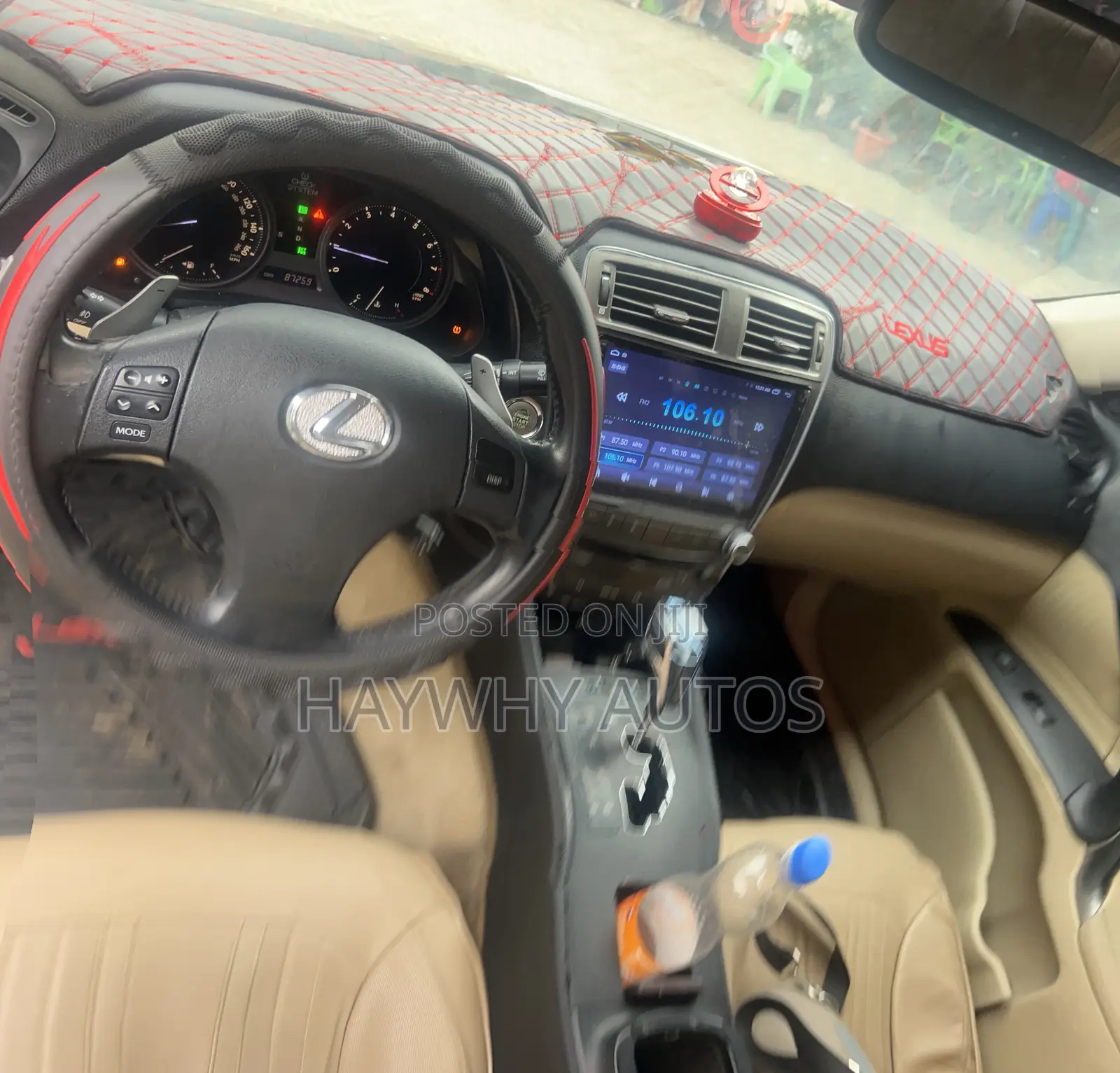 Lexus IS 250 AWD Automatic 2010 Red