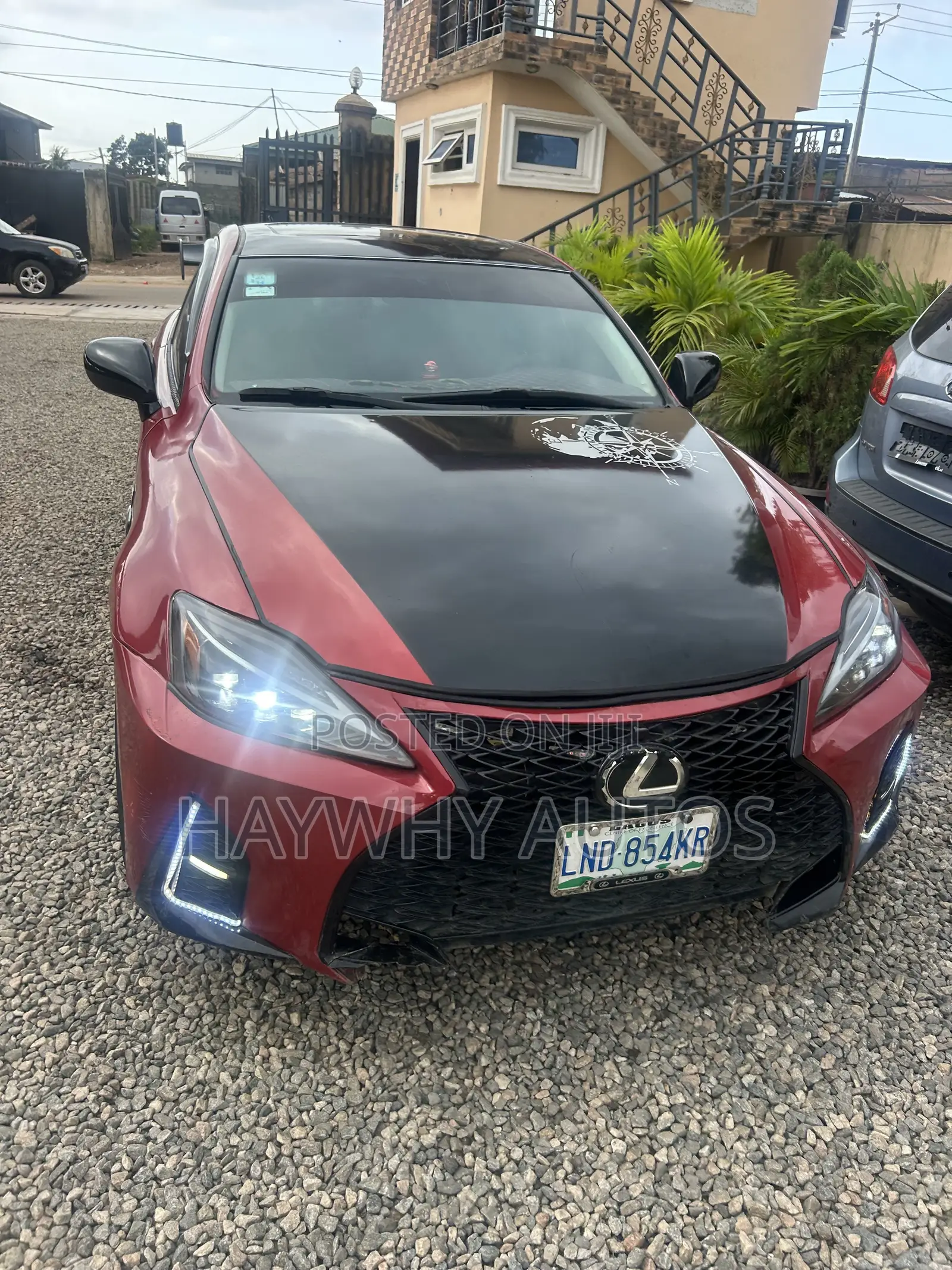 Lexus IS 250 AWD Automatic 2010 Red
