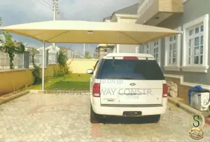 Galvanized Carport Shade for Car Wash Business