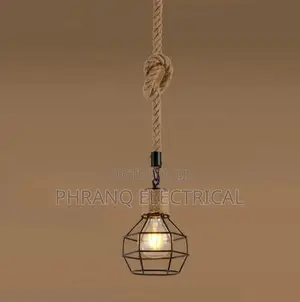 Loft Retro Handmade Hemp Rope Pendant Lights