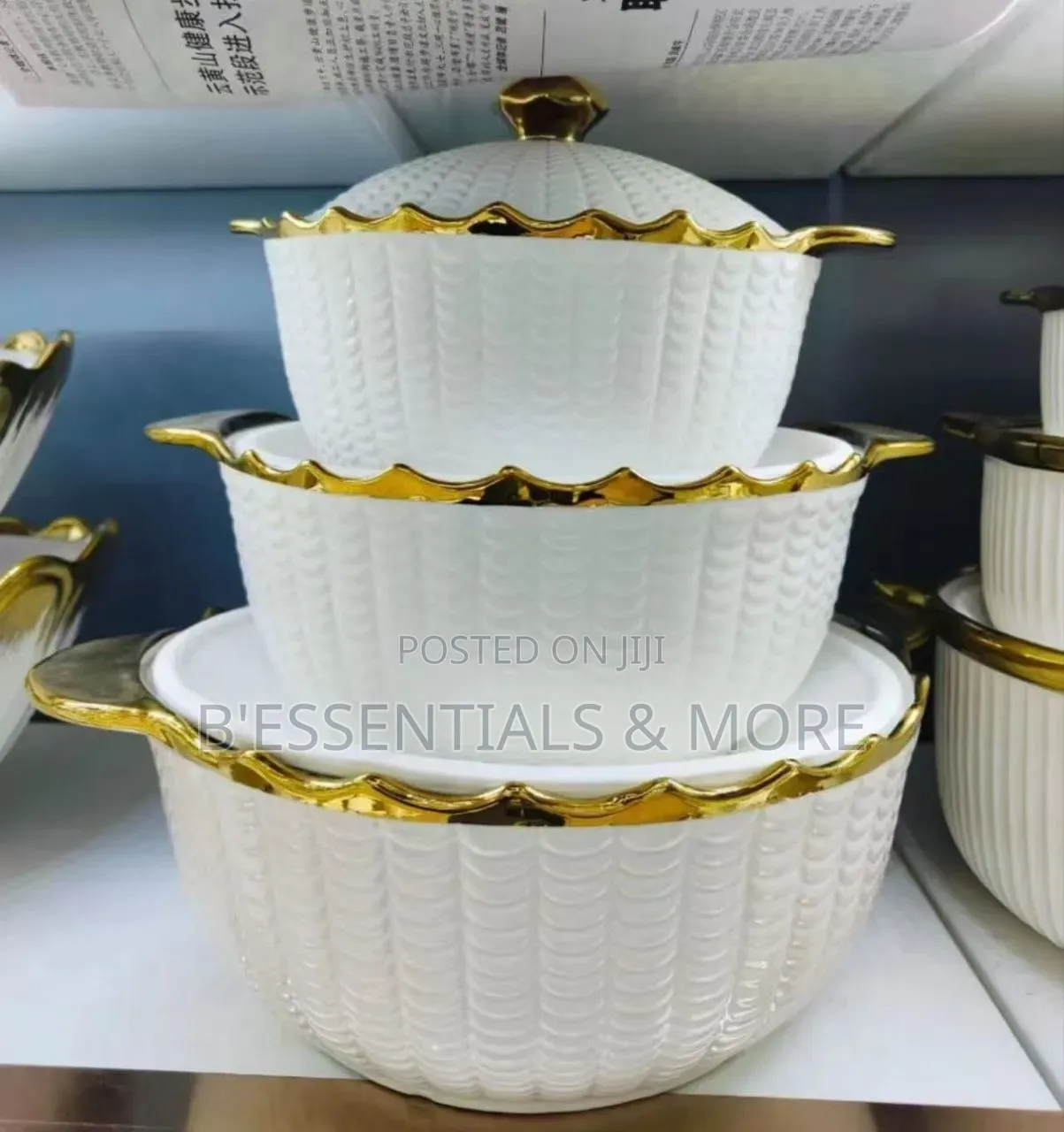 3pcs Ceramic Dish Set