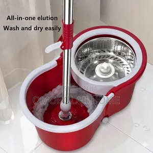 360° Magic Spin Mop and Bucket System - Stainless Steel