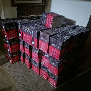 50 Boxes of Veleta Non-Alcoholic Red Sparkling Wine