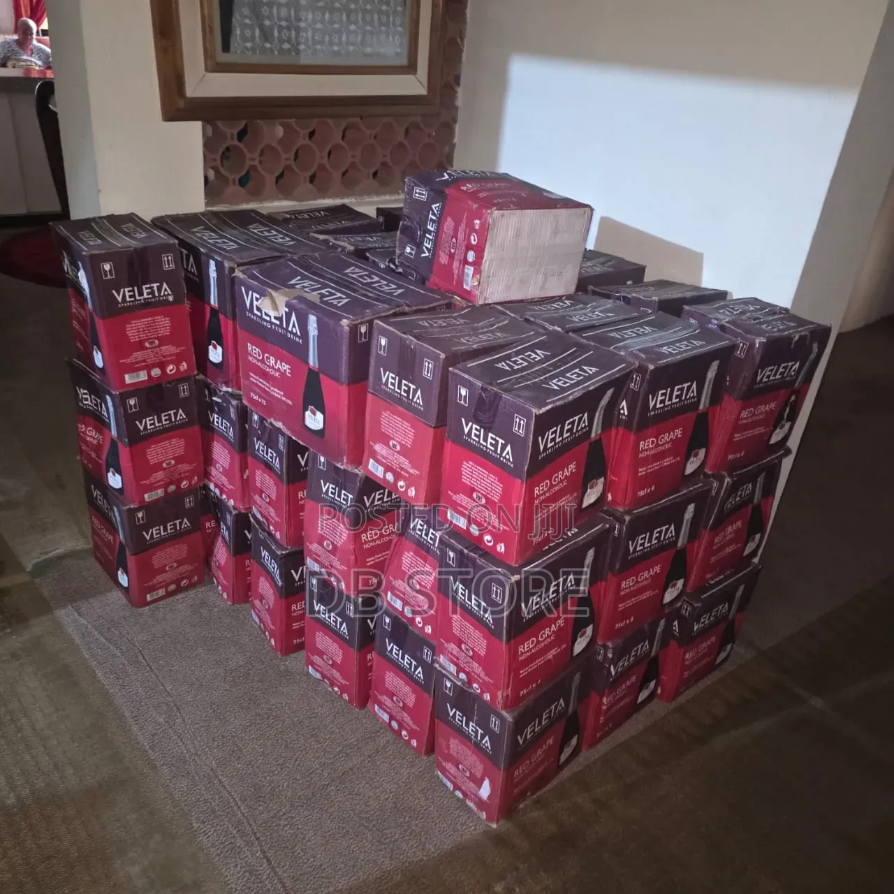 25 Boxes of Veleta Non-Alcoholic Red Sparkling Wine
