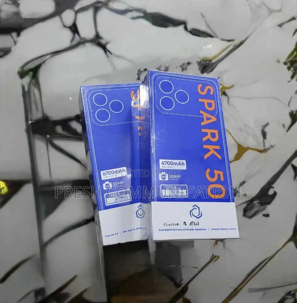 New Tecno Spark 50 128 GB Blue