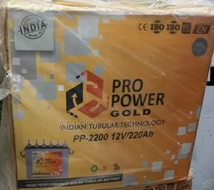 12v/220Ah Tubular Solar Battery