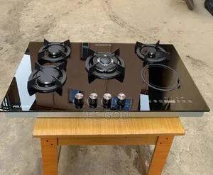 Original Polystar 90CM Built-in 4+1 With Timer Gas Electric Cooker