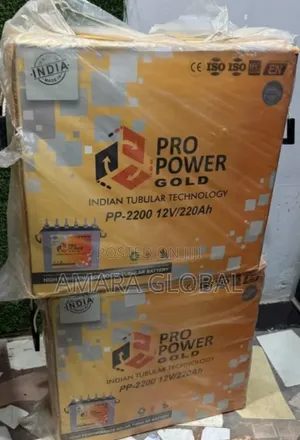 Pro Power Gold 12v/220ah Tubular Battery
