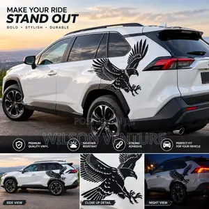 Eagle Car Decal/Sticker – Bold Style for Your Ride