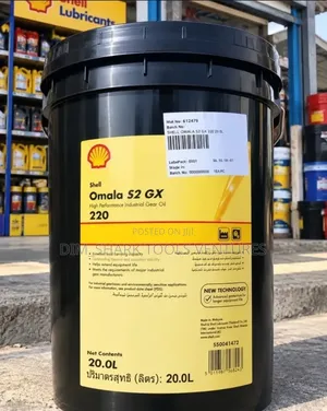 20L Shell Omala S2 GX 220,high-Extreme-Pressure(EP)industrial Gear Oil