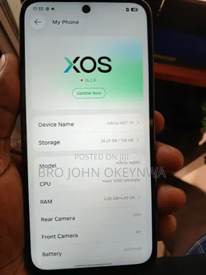 Infinix Hot 70 128 GB Black