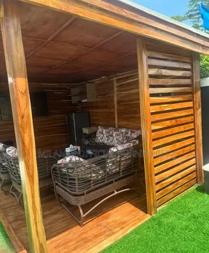 Beautiful Pergola With Natural Wood