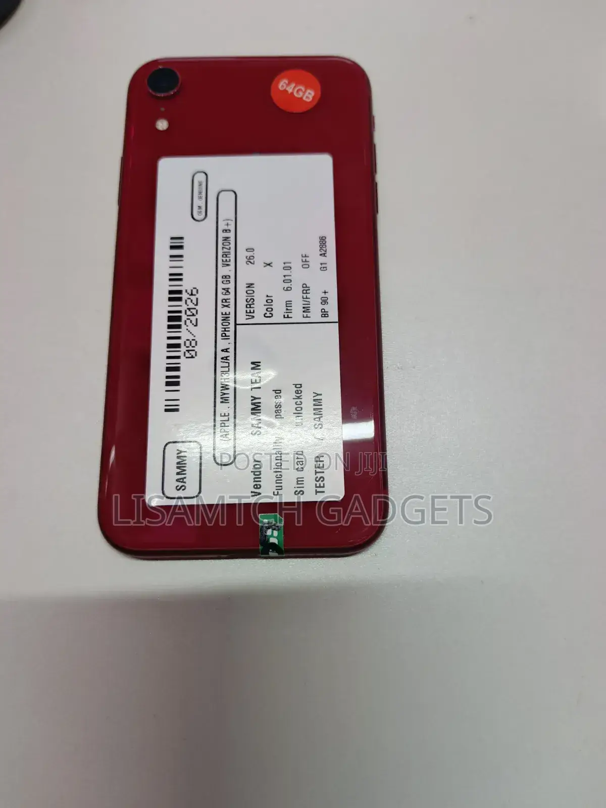 Apple iPhone XR 64 GB Red