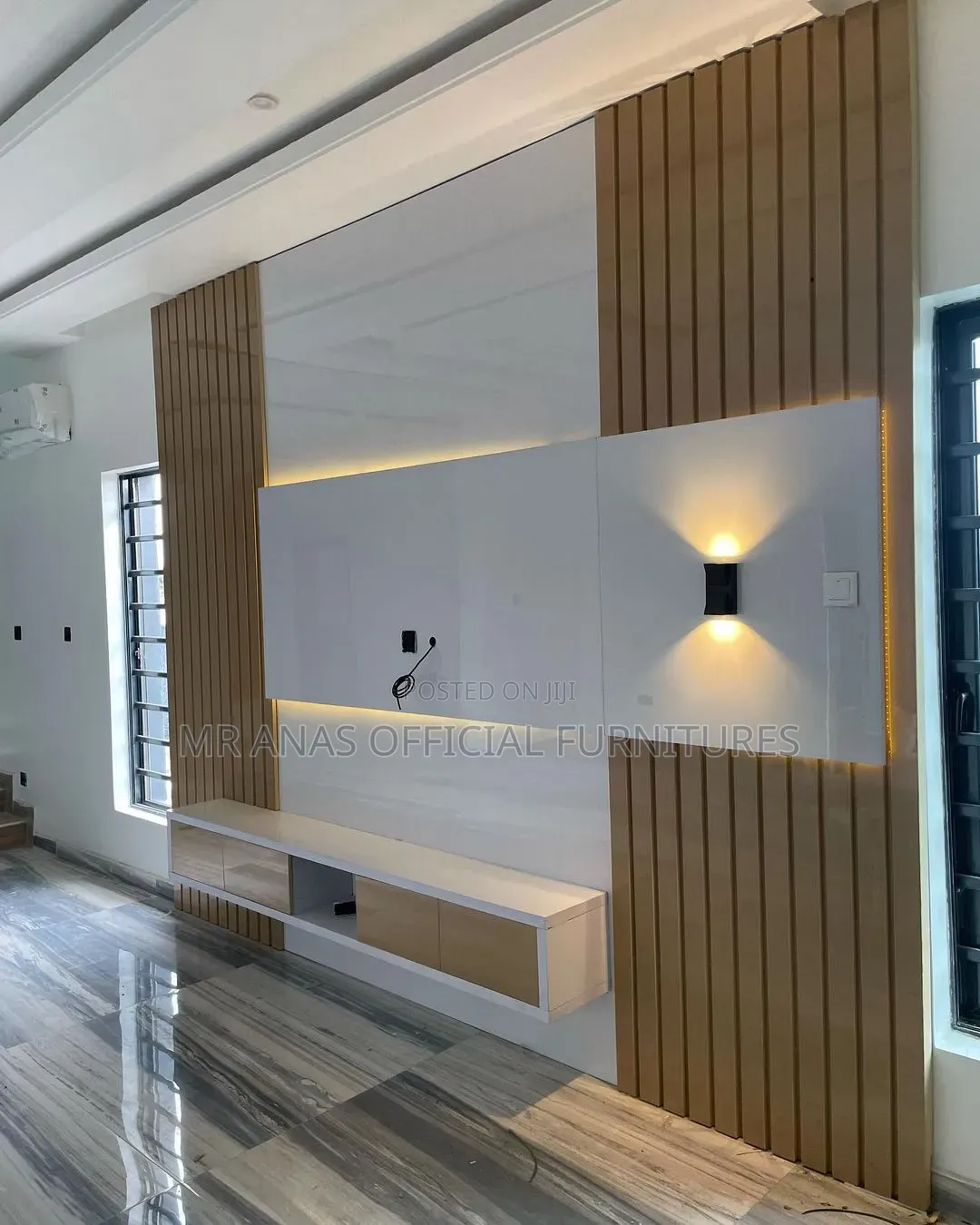 TV Console With Panels