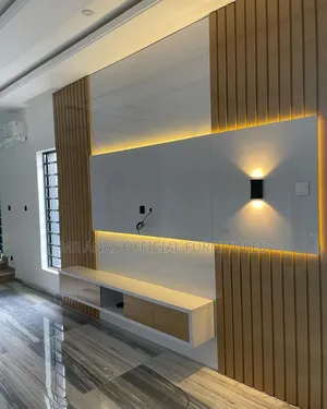 TV Console With Panels