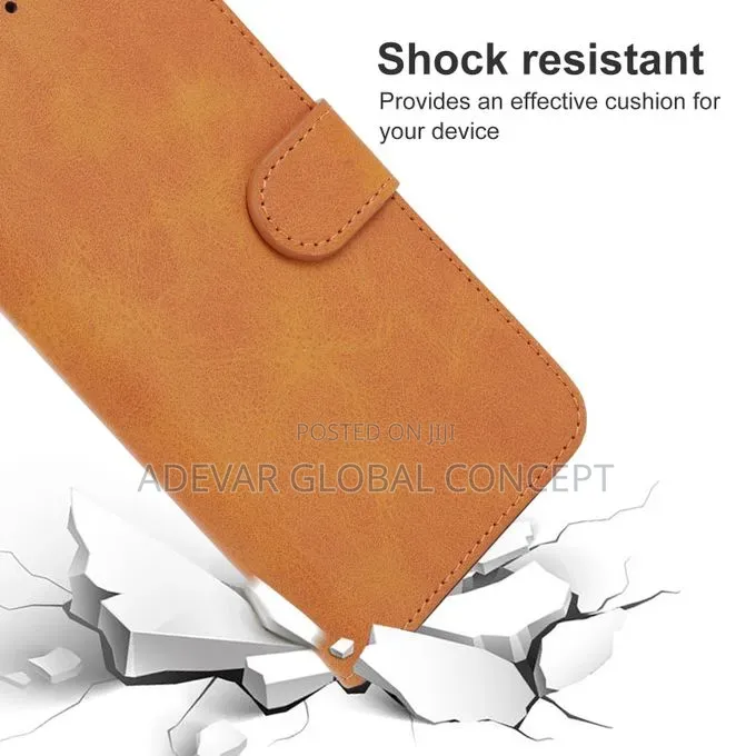 Leather Phone Case Pouch for UMIDIGI A11 Pro Max - (Brown)