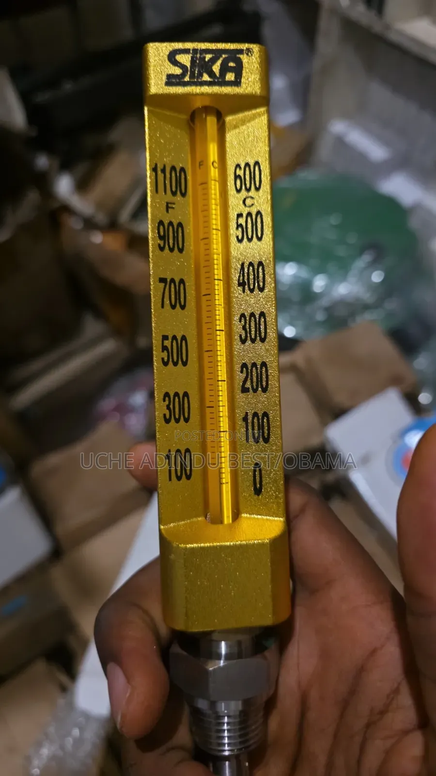 Sika Thermometer 0-600c 1/2" Thread