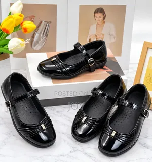 Girls Black School Shoes – Sizes 31–36