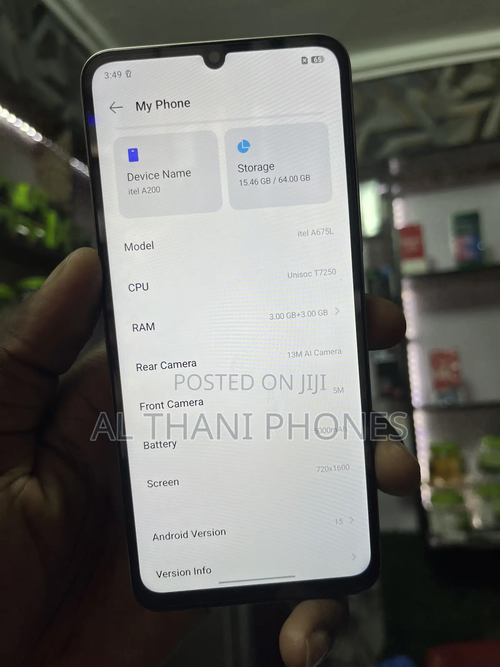New Itel A200+ 64 GB