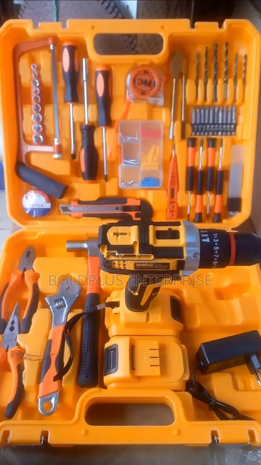 72v Cordless Kit Drilling Machine With Tools Set