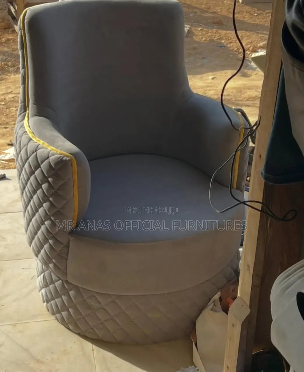 Set of Quality Fabric Sofa Chairs