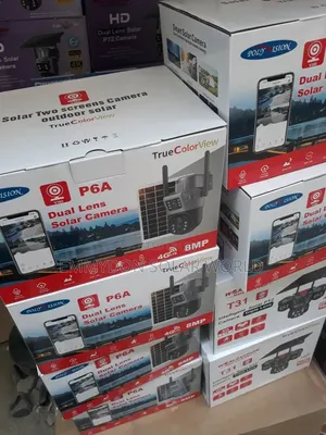 V380 Dual Lens Solar Camera