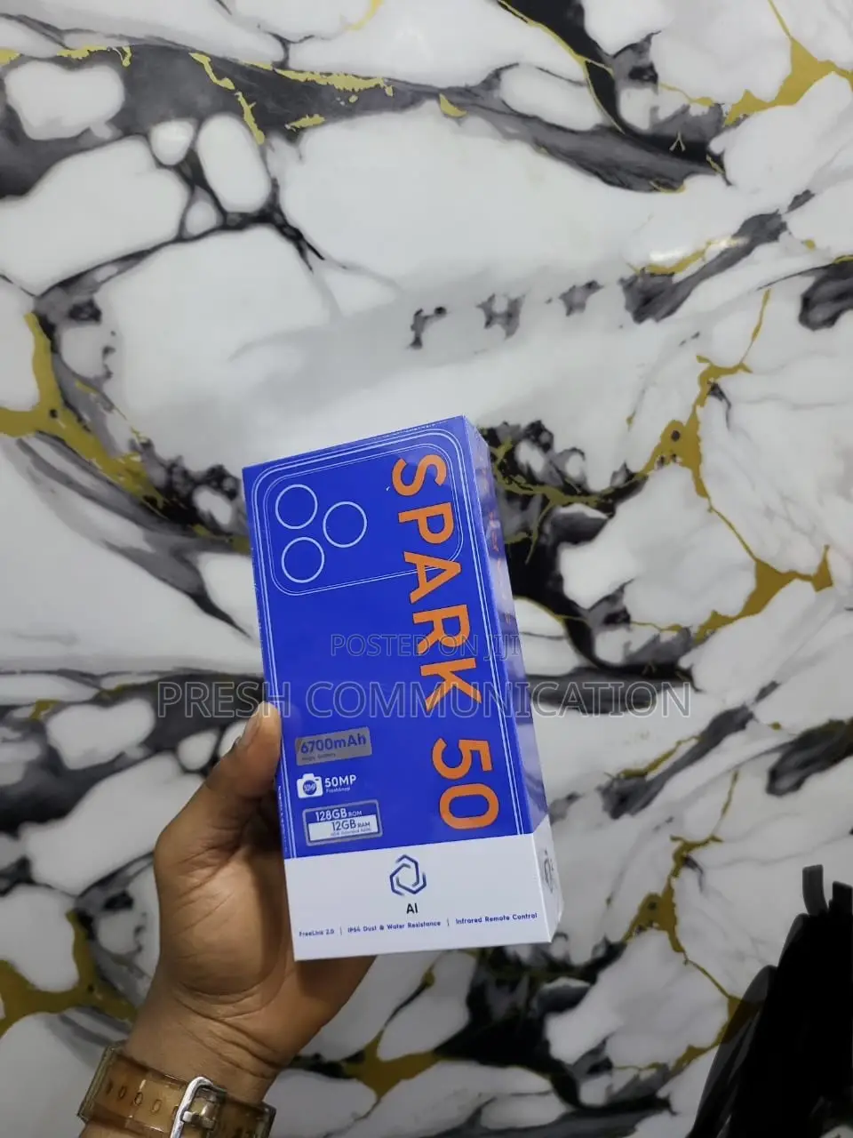 New Tecno Spark 50 128 GB Blue