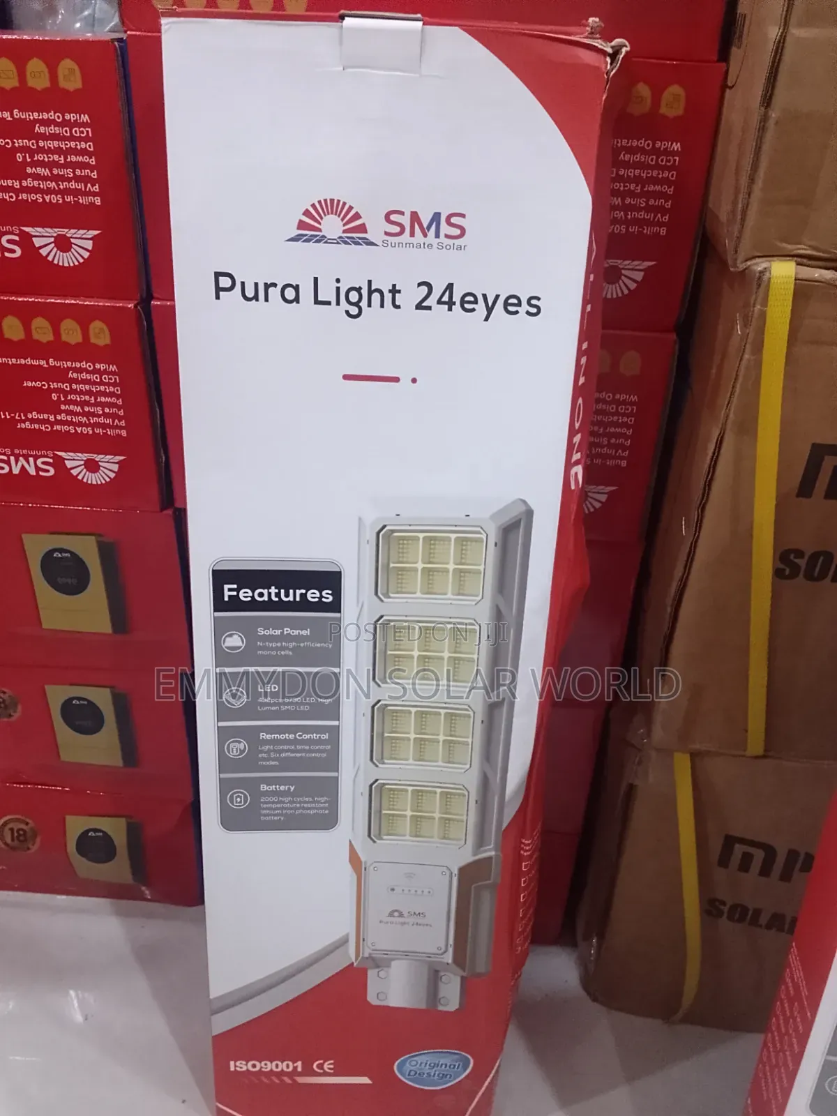 SMS Solar Streets Lights 24 Eyes