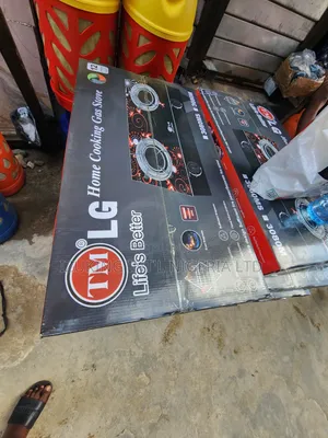 LG Glass Thick Table Top Double Burner WITH Auto Ignition