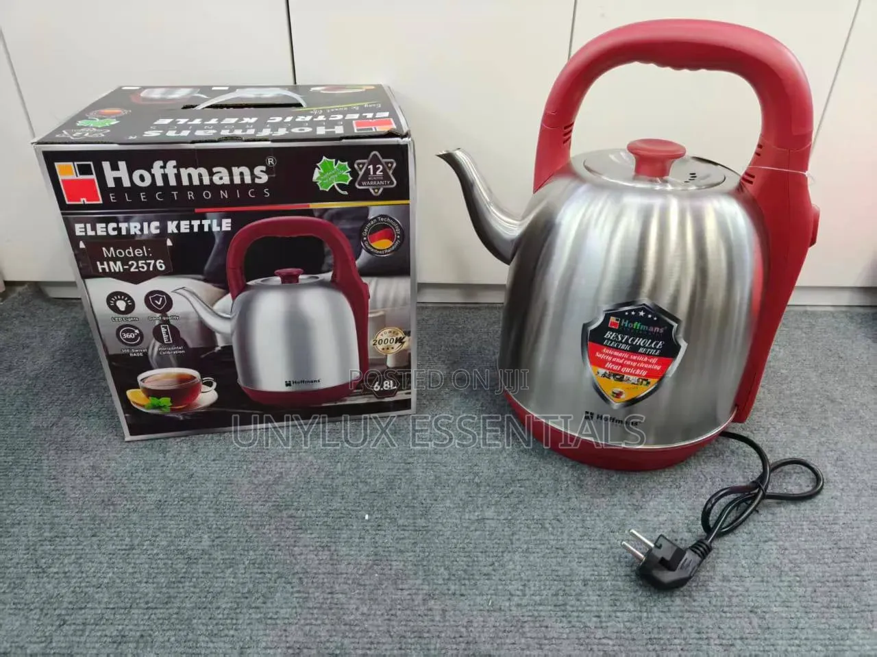 6.8L Hoffmans Electric Kettle