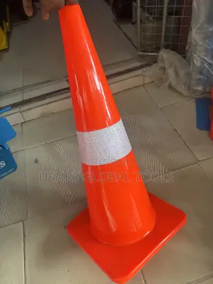 Heavy-Duty Traffic / Safety Cone With Reflective Strip