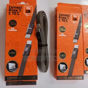 Original New Age 65W USB TYPE-C to TYPE-C Cord for Phones and Laptops