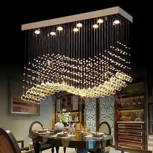 Rectangle Crystal Chandelier