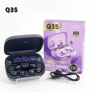 2in1 Q35 Twin Bluetooth Earphones Sleep Ear Clip T372
