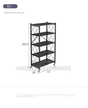 5 Layers Multifunctional Foldable Storage Shelf