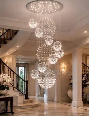 600mm Modern Led Luxury Crystal Staircase Chandelier