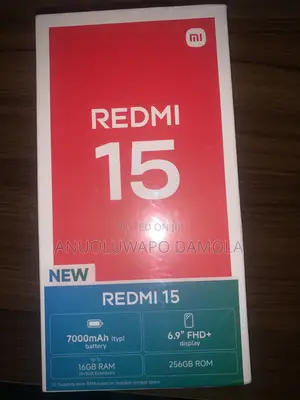 New Xiaomi Redmi 15 256 GB Black
