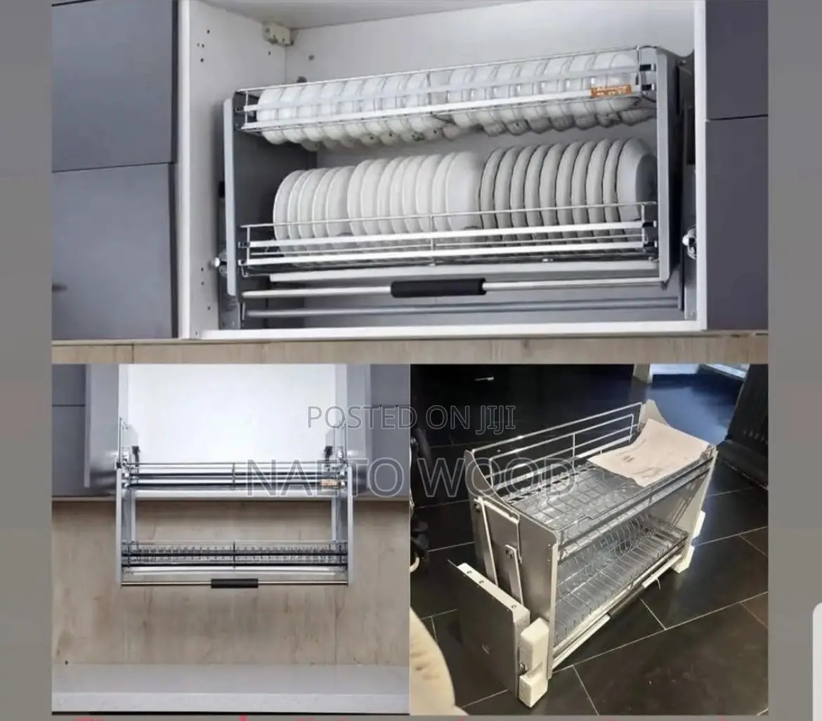 Pull Down Plate Rack