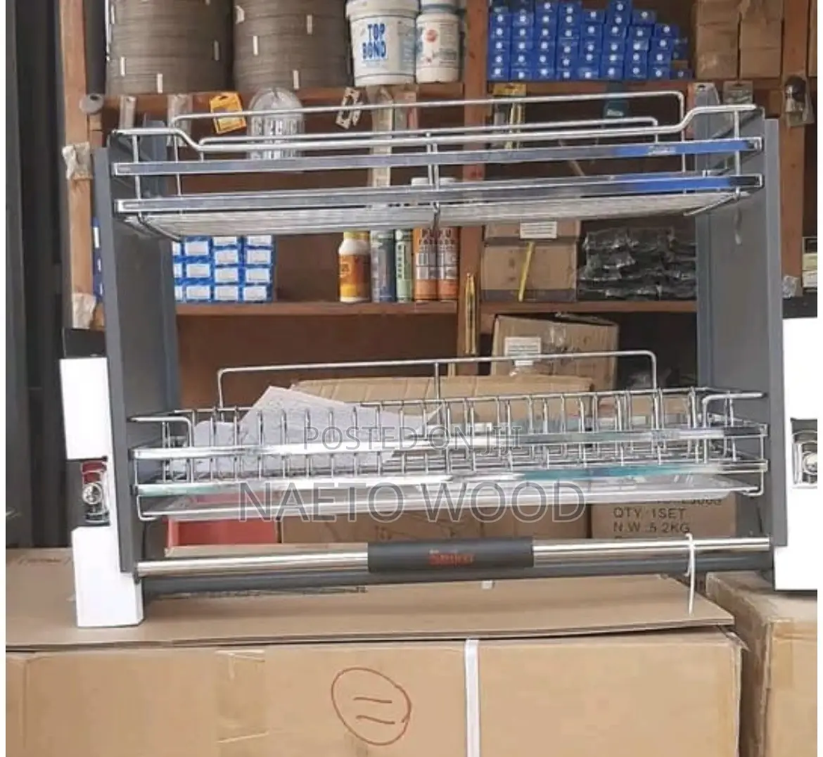 Pull Down Plate Rack