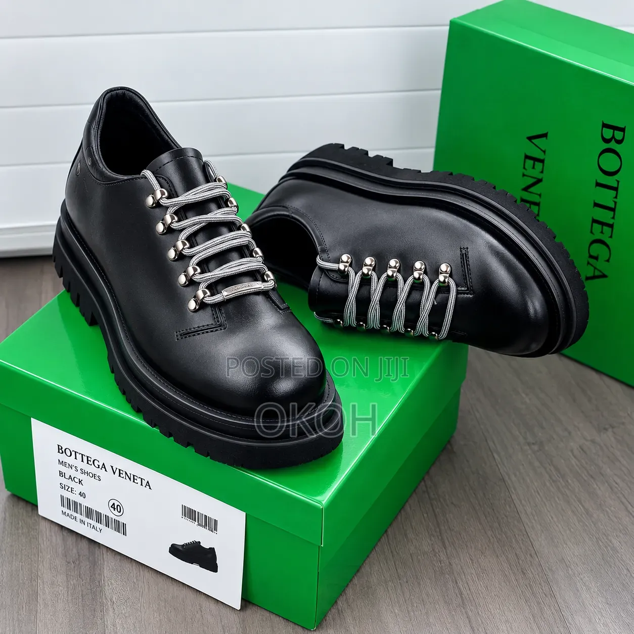 Premium Black Men's Formal Shoes