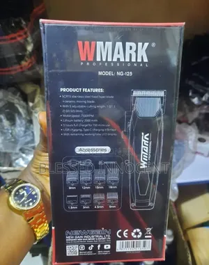 Wmark Professional Hair Clipper NG-125 – 7200 RPM Rechargeable Trimmer