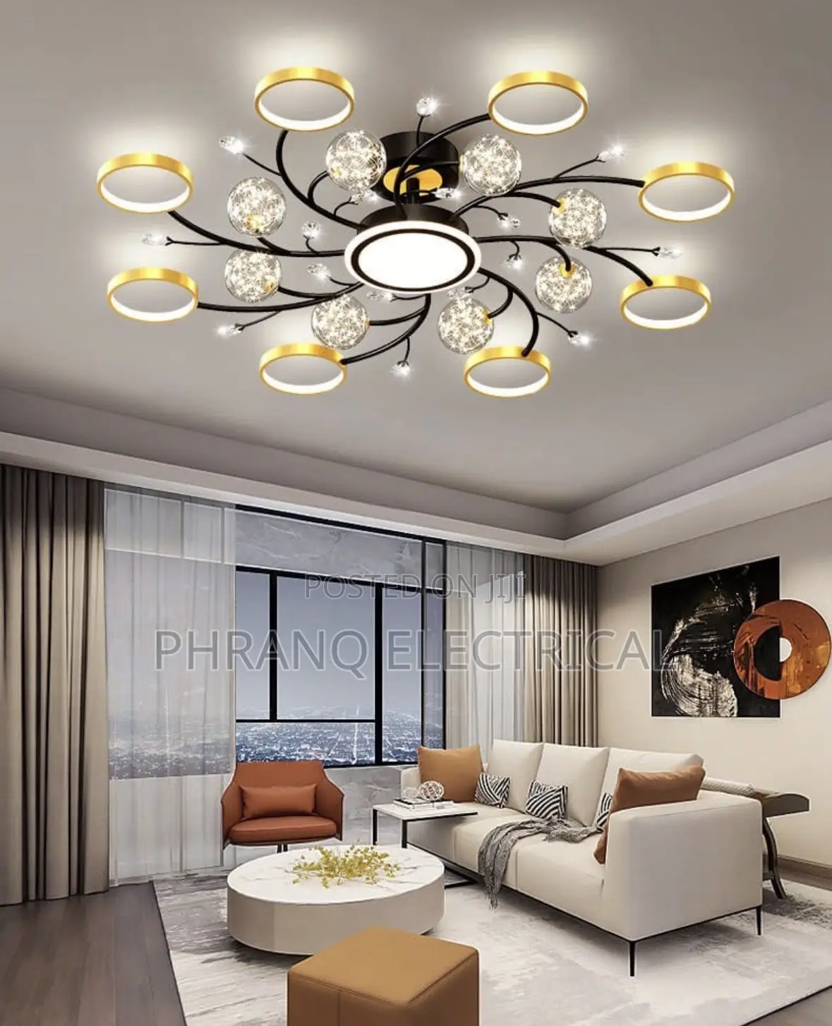 Nordic Living Room Modern Simple Atmospheric Luxury Ceiling Light