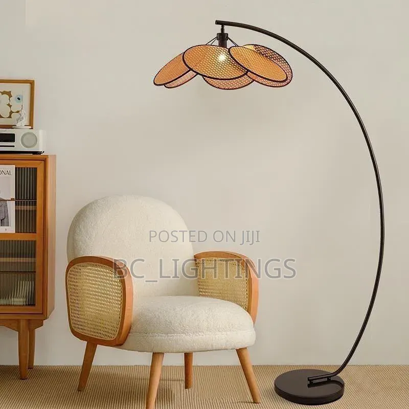 Nordic Rattan Lighting Floor Lamps Nightlight Standing Light