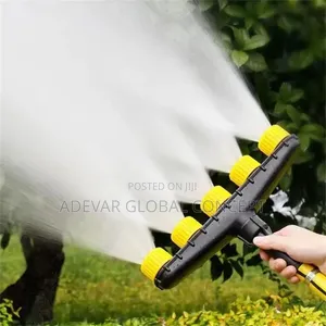 5 Head High Pressure Garden Hose Sprinkler Water Spray Car Wash