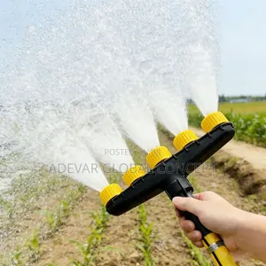 5 Head High Pressure Garden Hose Sprinkler Water Spray Car Wash
