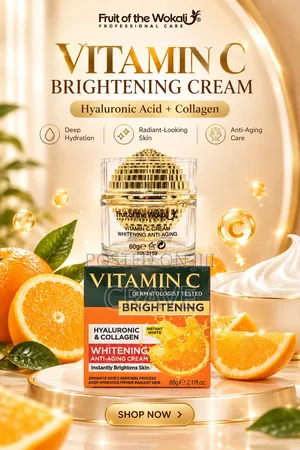Fruit of the Wokali Vitamin C Brightening Cream – 60g