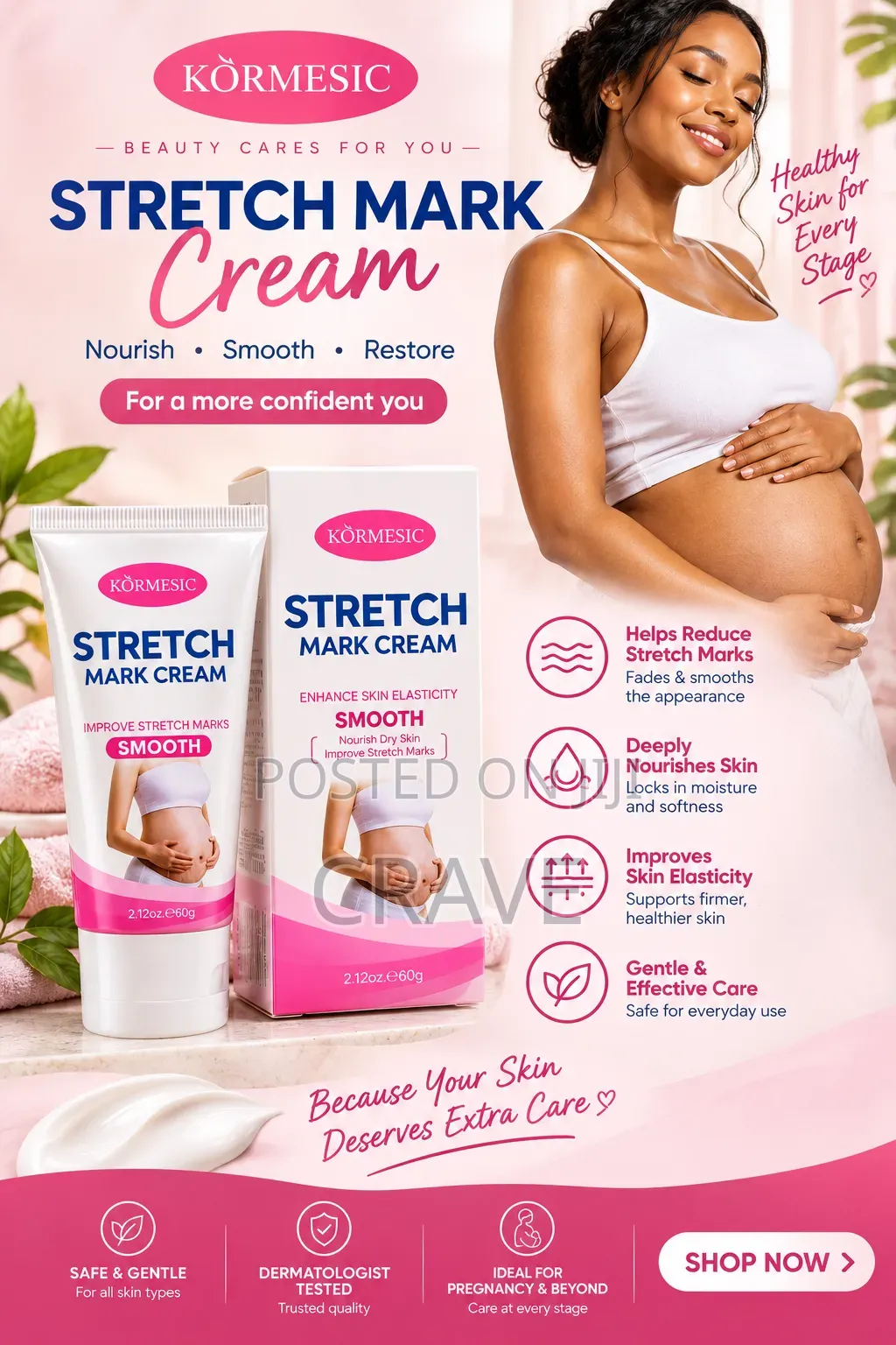 KÒRMESIC Stretch Mark Cream – 60g