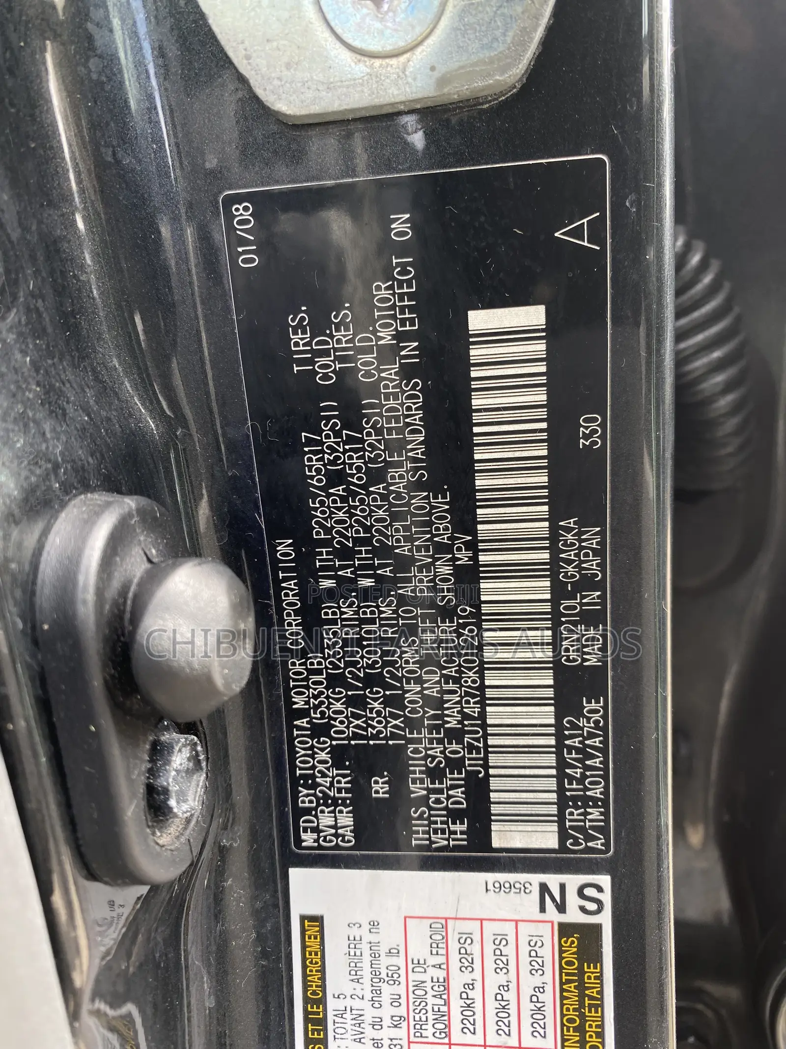 Toyota 4-Runner 2008 Black