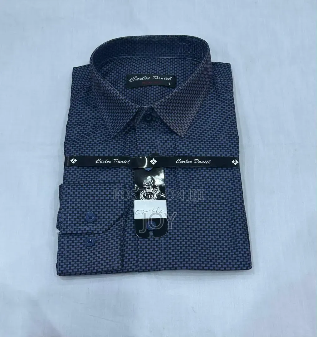 Men’s Patterned Casual Shirts – Size L